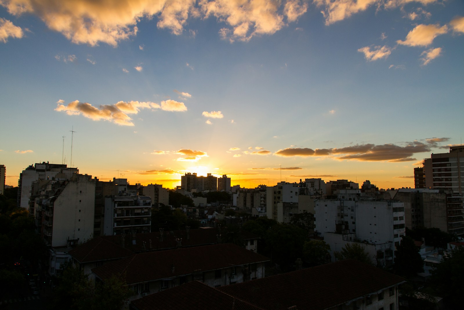 High-rise residential buildings in Buenos Aires, Argentina